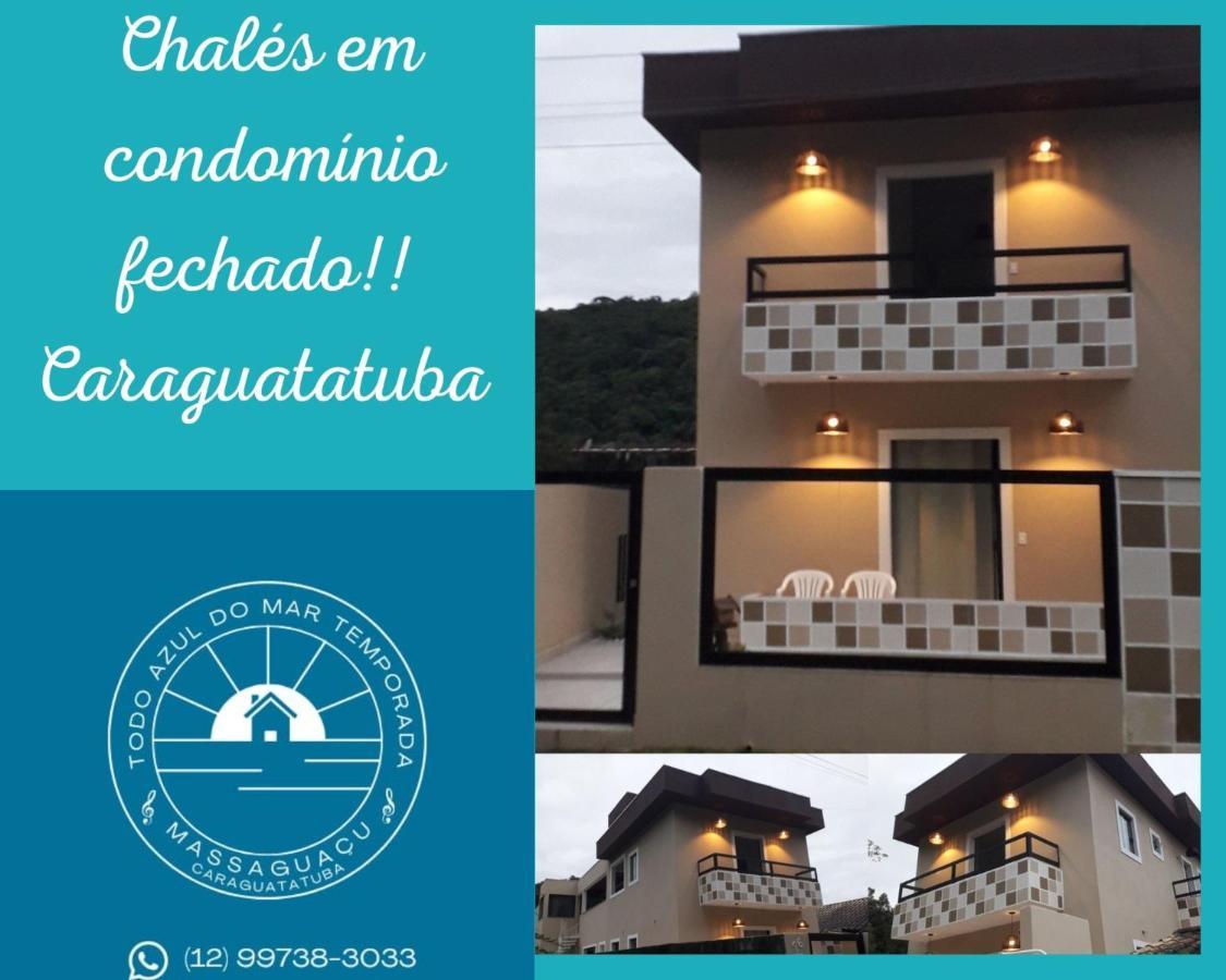 Chales Todo Azul Do Mar-Condominio! 卡拉瓜塔图巴 外观 照片